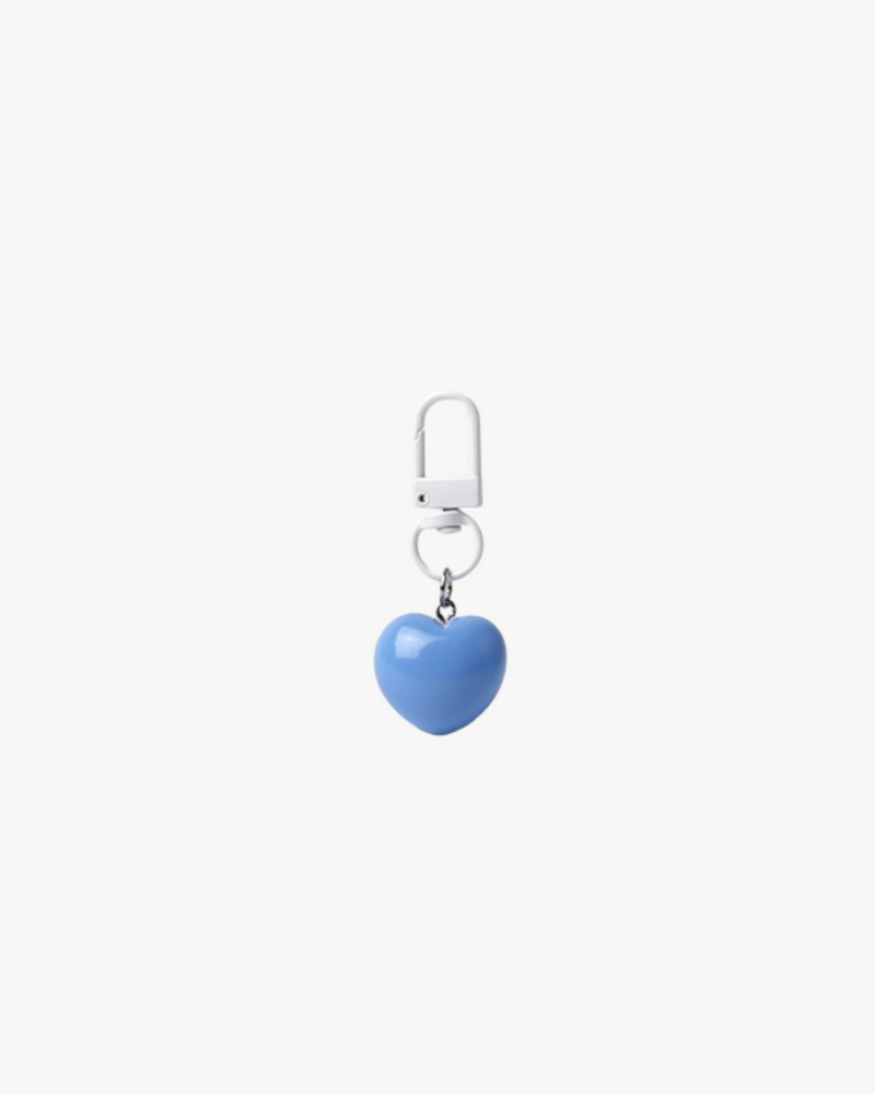 Solid Hearts Bag Charm