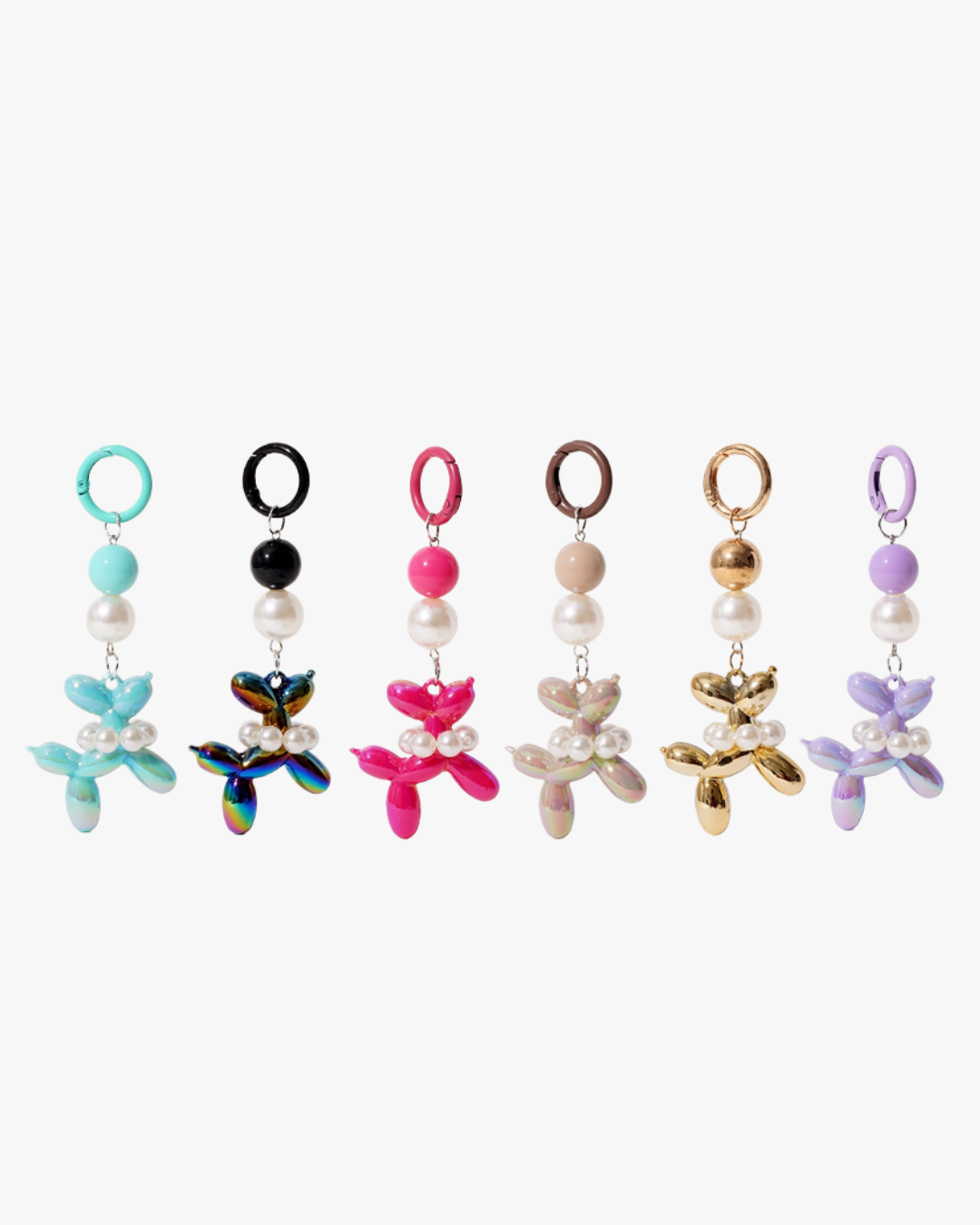 Balloon Dog Bag Charm