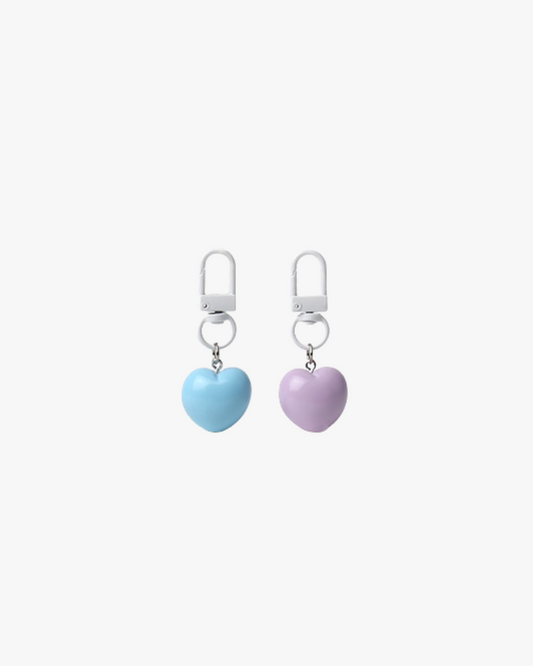 Solid Hearts Bag Charm